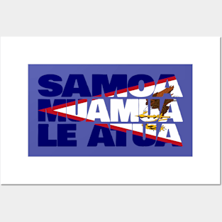 American Samoa Motto Flag Posters and Art